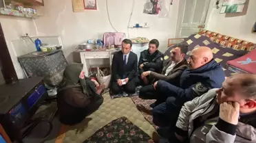Kaymakam Yılmaz’dan Yaşlı Ziyareti