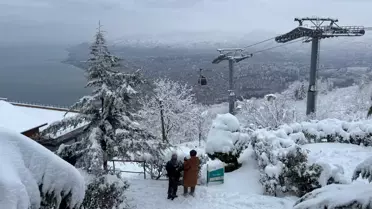Ordu'da Kar Yağışı Boztepe'yi Beyaz Örtüyle Kapladı