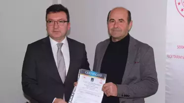 Serik'te İyi Tarım Sertifika Töreni