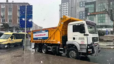 Gaziosmanpaşa Belediyesi Karla Mücadelede Yoğun Çalışma İçinde