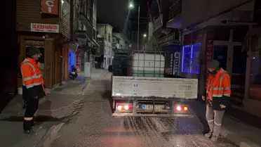 Kırklareli'de Buzlanma ile Mücadele