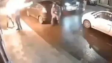 Müşterinin yüzüne moltof atıp para kasasını çaldı