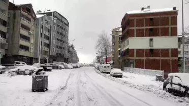 Türkeli'de Kar Tatili Sevinci