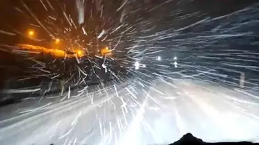 Başkan Çağlar'ın Kar Yayını İzleyenleri Güldürdü