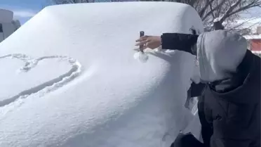 Çıldır'da Kar Yağışı Hayatı Olumsuz Etkiledi