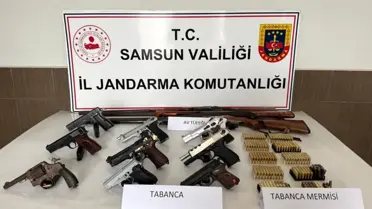 Samsun'da Silah Operasyonu: 4 Gözaltı