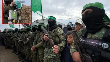 Gazze'de son takas! İsrailli esir serbest bırakılırken Hamas mensubunu alnından öptü