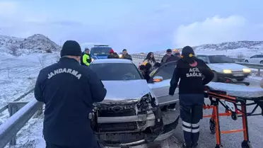 Çorum'da Otomobil Kazası: 1 Yaralı