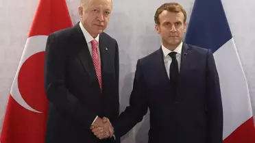 Cumhurbaşkanı Erdoğan, Fransa Cumhurbaşkanı Macron ile telefonda görüştü.