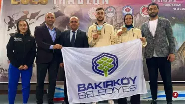 Bakırköy'e Türkiye Karate Şampiyonası'ndan 2 Altın Madalya