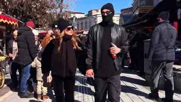 Mauro Icardi ve yeni sevgilisi tanınmamak için maske takıp İstanbul'u gezdi
