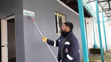 Şehzadeler Belediyesi'nden Hijyenik Mescit ve Tuvalet Yenilemesi