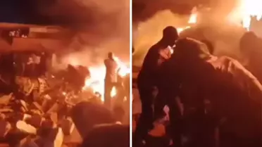 Sudan'da askeri uçak yerleşim yerine düştü! 20'den fazla kişi hayatını kaybetti