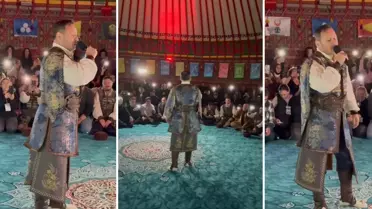 Yaren çadırında şaşkına uğratan ses! Gözünü kapatıp dinleyenler Ferdi Tayfur sandı