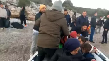 Urla'da 62 Düzensiz Göçmen Yakalandı
