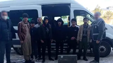 Kars'ta 7 Düzensiz Göçmen Yakalandı