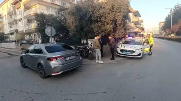 Manavgat'ta Trafik Kazası: Motosikletli Yaralandı
