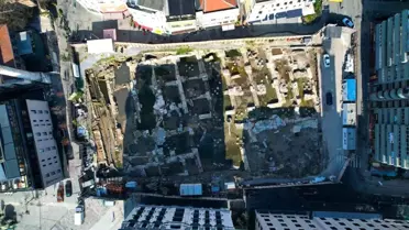 Karaköy'de Tarihi Kalıntılar Ortaya Çıktı