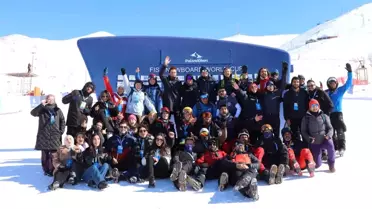 Erzurum'da FIS Dünya Snowboard Kupası Coşkusu