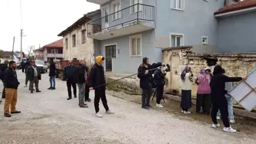 Çivril'de Gönüllü Köylüler Filmde Rol Alıyor