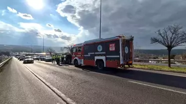 Tekirdağ'da Araç Hararet Yaptı