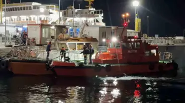 Çanakkale'de Kaptan Denize Düştü