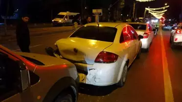 Malatya'da Zincirleme Trafik Kazası: 1 Yaralı