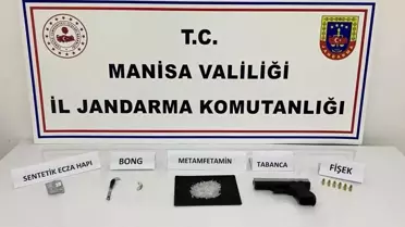 Manisa'da Uyuşturucu ve Silah Ele Geçirildi