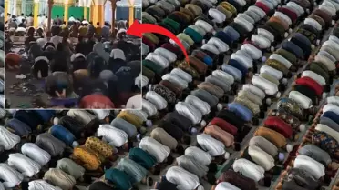 Bu camide teravih namazı 10 dakikada kılınıyor