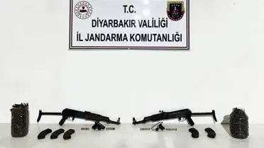 Lice'de Silah ve Mühimmat Ele Geçirildi