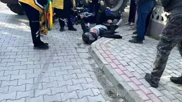 Gönen'de Trafik Kazası: Motosiklet Sürücüsü Yaralandı