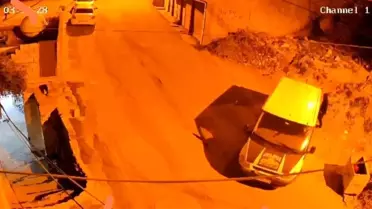 Mardin'de Hırsızlık Girişimi Güvenlik Kamerasında