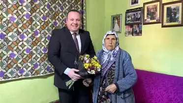 Kaymakam Eser, 8 Mart'ta şehit annelerini unutmadı