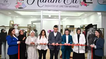 Esenyurt'un ilk 'Hanımeli Tasarım ve Üretim Merkezi' açıldı