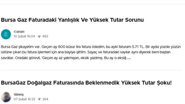 Bursagaz'ın Hizmetleri Vatandaşları Mağdur Ediyor