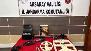 Aksaray'da Kaçak Kazı Operasyonu