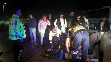 Sakarya'da Motosiklet Kazası