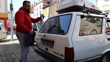 Sivas'ta Tofaş Aracının Aksı Koptu
