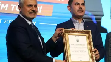 Bakan Kurum'a Hatay'da Fahri Hemşehrilik Beratı Töreni