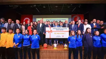 Gaziantep'ten Amatör Spor Kulüplerine 10 Milyon TL Destek