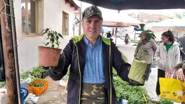 Sarıgöl'de Yerli Yazlık Fideler Satışta
