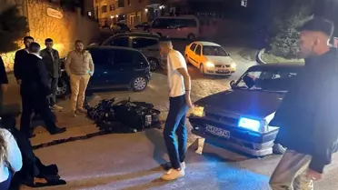 Kastamonu'da Motosiklet-Otomobil Kazası