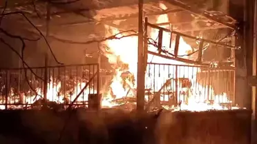 Bartın'da Patlama ve Yangın Panic Yarattı