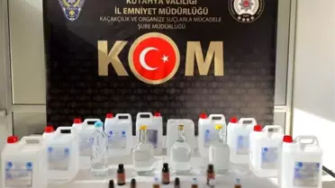 Tavşanlı'da Sahte İçki Operasyonu