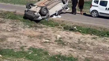 Kızıltepe'de Takla Atan SUV'da İki Yaralı