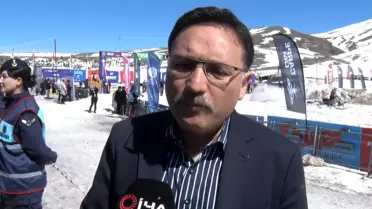 Erciyes'te Dünya Kar Motosikleti Şampiyonası Yapıldı