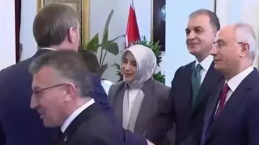 DEM Parti heyetinden AK Parti'ye ziyaret! Görüşme 2 saat sürdü