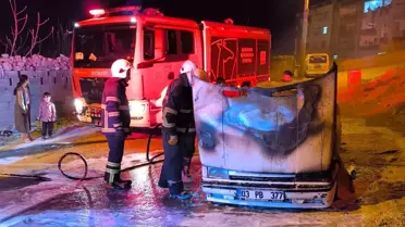Eyyübiye'de Otomobil Yangını