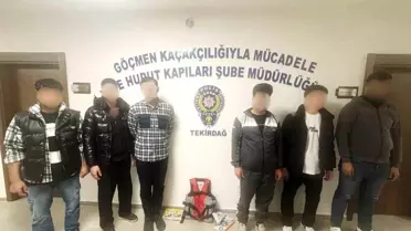 Tekirdağ'da Düzensiz Göçmen Operasyonu