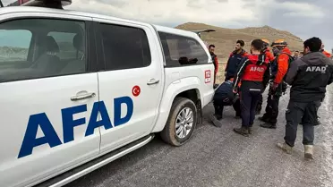 Artos Dağı'nda dağcılar mahsur kaldı, birinin ayağı kırıldı
